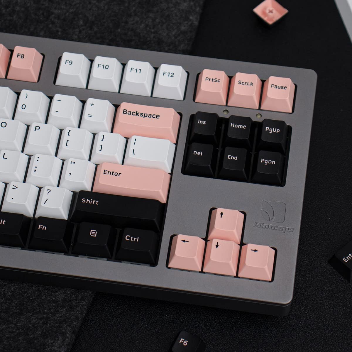 Olivia Keycaps 172 Keys Cherry Profile Doubleshto Keycap Set Fit for Alice Keyboard 61/64/87/104/108 Cherry Mx Switches ISO ANSI Layout Alice Keyboard Mechanical Keyboards