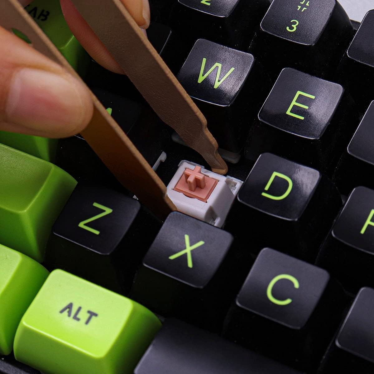 2 in 1 Switch Opener with Switch Puller Switch Clamp Keys Puller for Custom Cherry Gateron Mechanical Keyboard Switches(Switch Opener Kit)