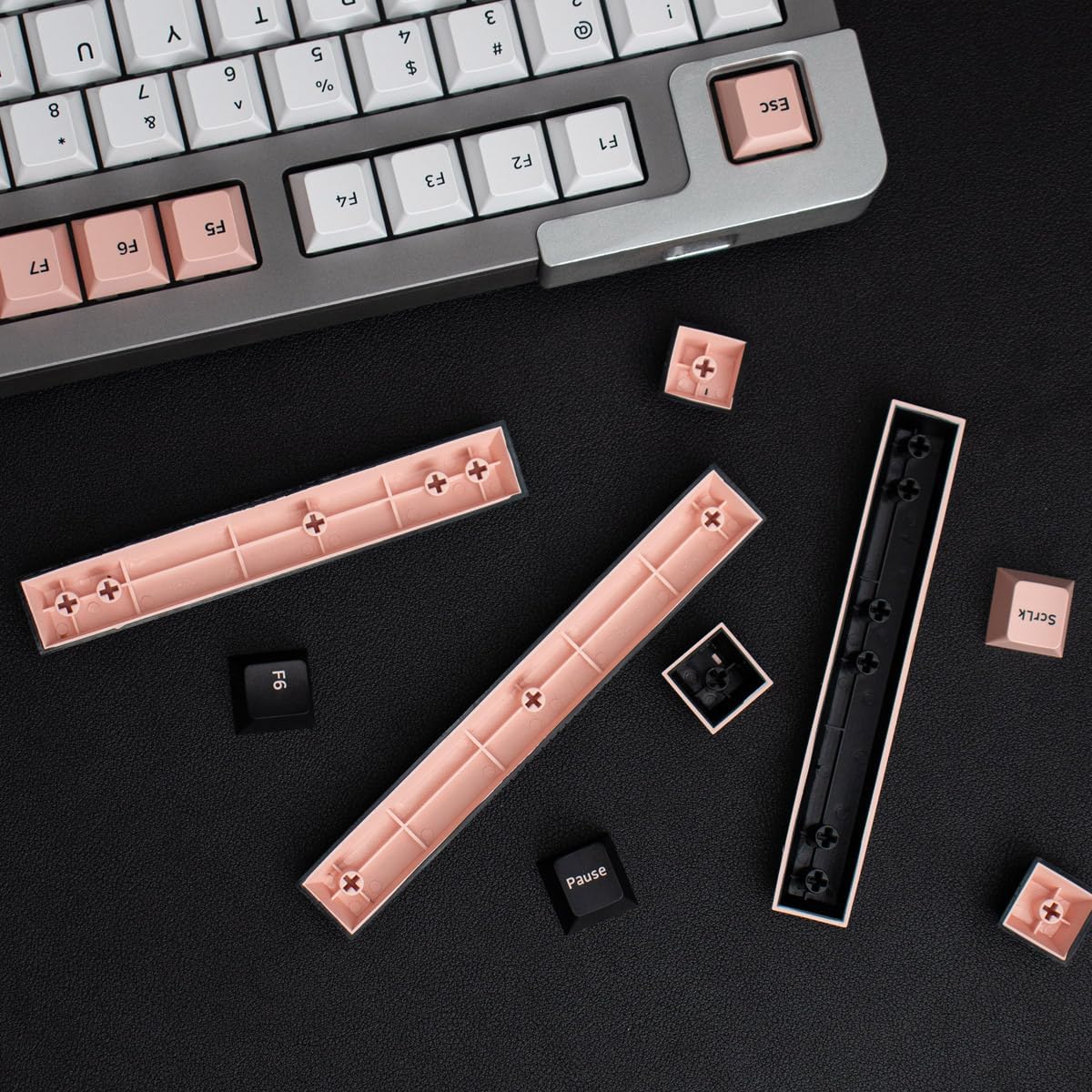 Olivia Keycaps 172 Keys Cherry Profile Doubleshto Keycap Set Fit for Alice Keyboard 61/64/87/104/108 Cherry Mx Switches ISO ANSI Layout Alice Keyboard Mechanical Keyboards