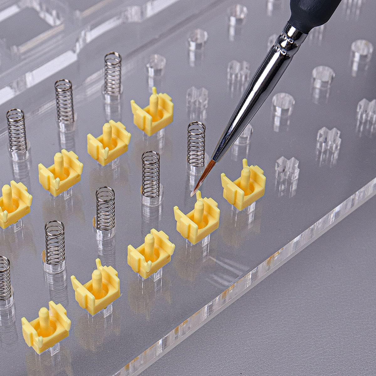 2 in 1 Switch Opener with Switch Puller Switch Clamp Keys Puller for Custom Cherry Gateron Mechanical Keyboard Switches(Switch Opener Kit)
