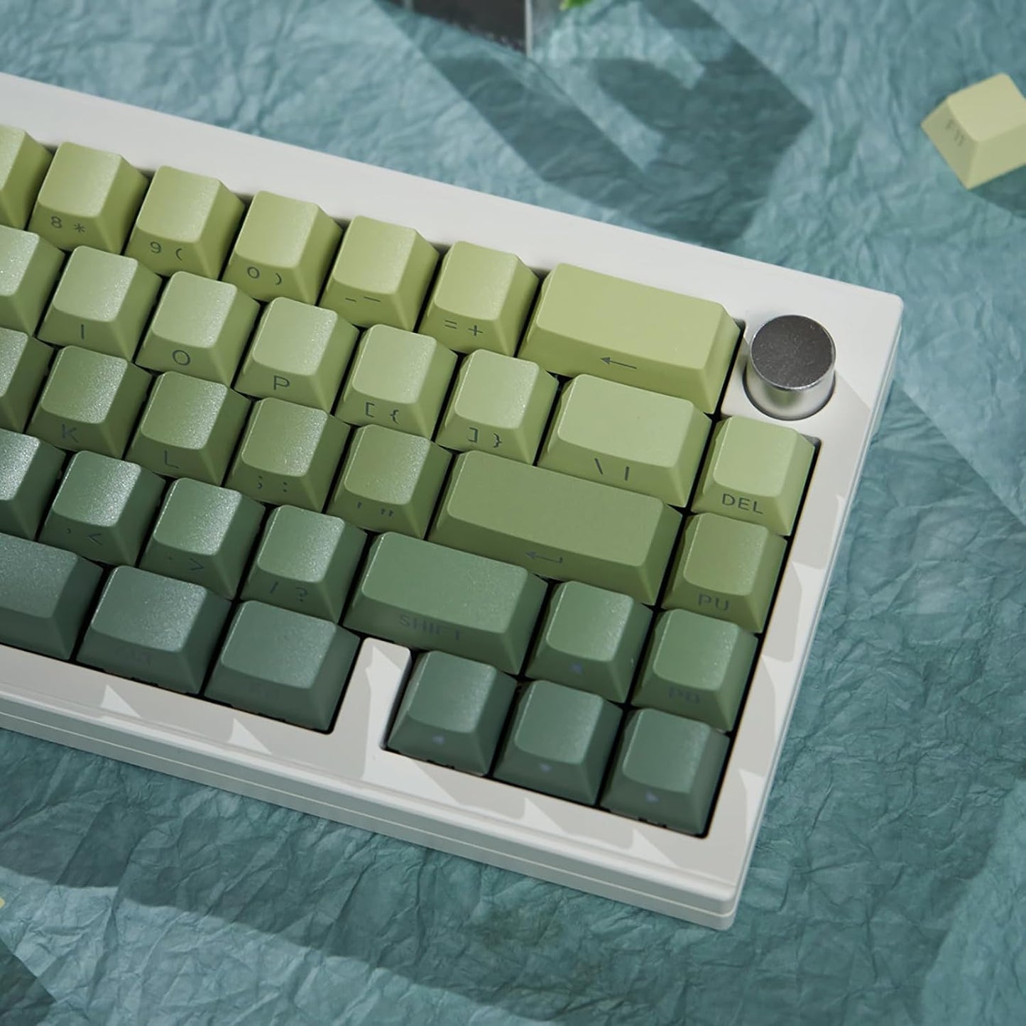 Side Print Keycaps 133 Keys Cherry Profile, PBTDoubleshot Gradient Keycap Set Fit for 60% 65% 95% Cherry Mx Switches Mechanical Keyboard