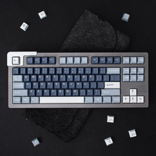 Sumgsn 172 Keys Doubleshot Keycaps Set Cherry Profile Fishing Key caps with 7u Spacebar Fit for 61/64/87/104/108 Cherry Mx Switches Alice Keyboard Mechanical Keyboards