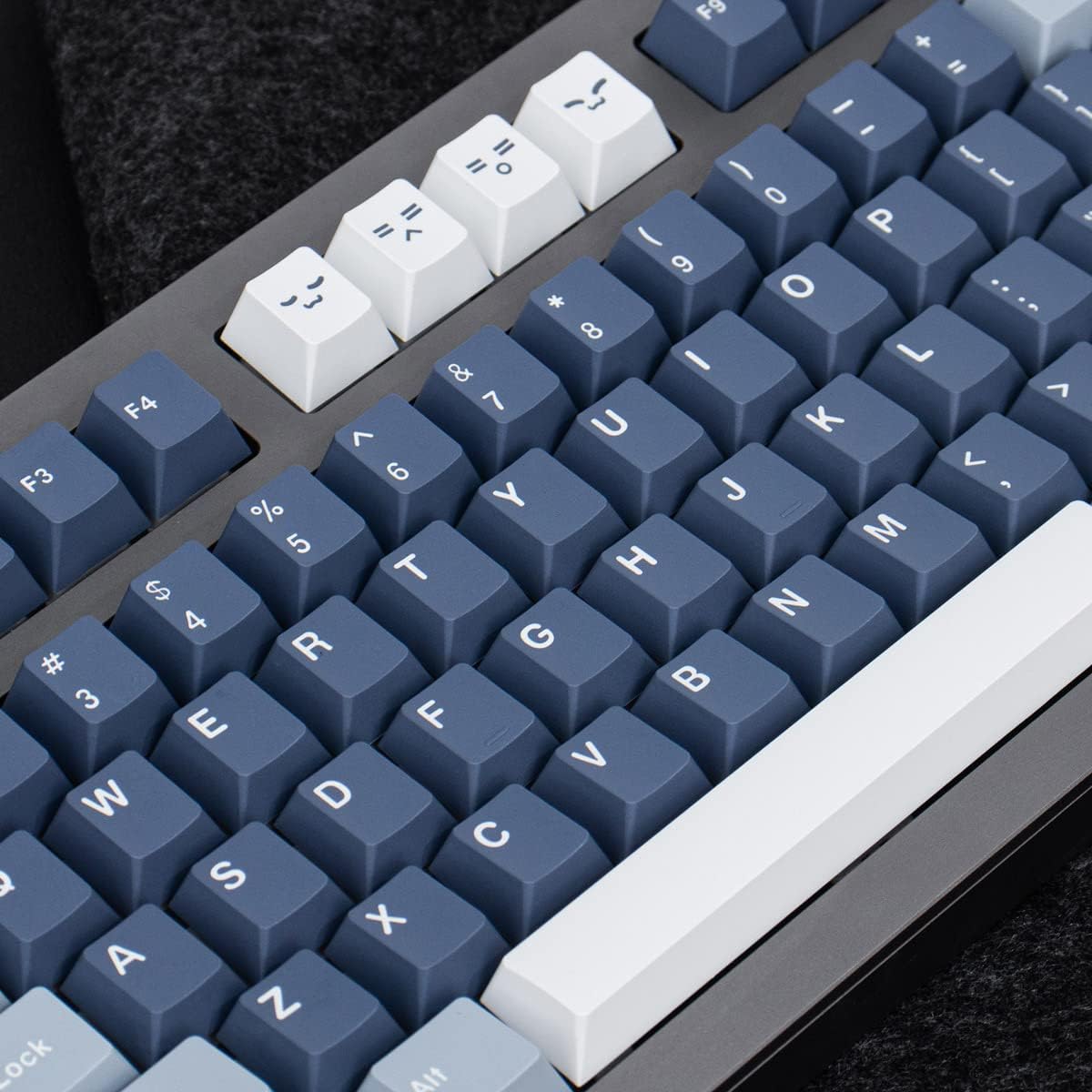 Sumgsn 172 Keys Doubleshot Keycaps Set Cherry Profile Fishing Key caps with 7u Spacebar Fit for 61/64/87/104/108 Cherry Mx Switches Alice Keyboard Mechanical Keyboards