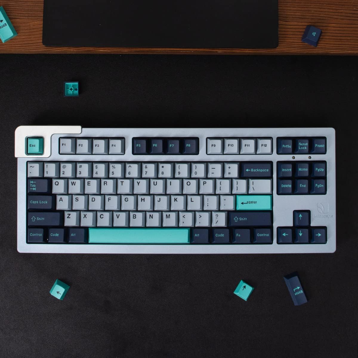 Hammerhead Light Keycaps 172 Keys Cherry Profile Double Shot Keycap Set Fit for Alice Keyboard 61/64/87/104/108 Cherry Mx Switches ISO ANSI Mechanical Keyboard