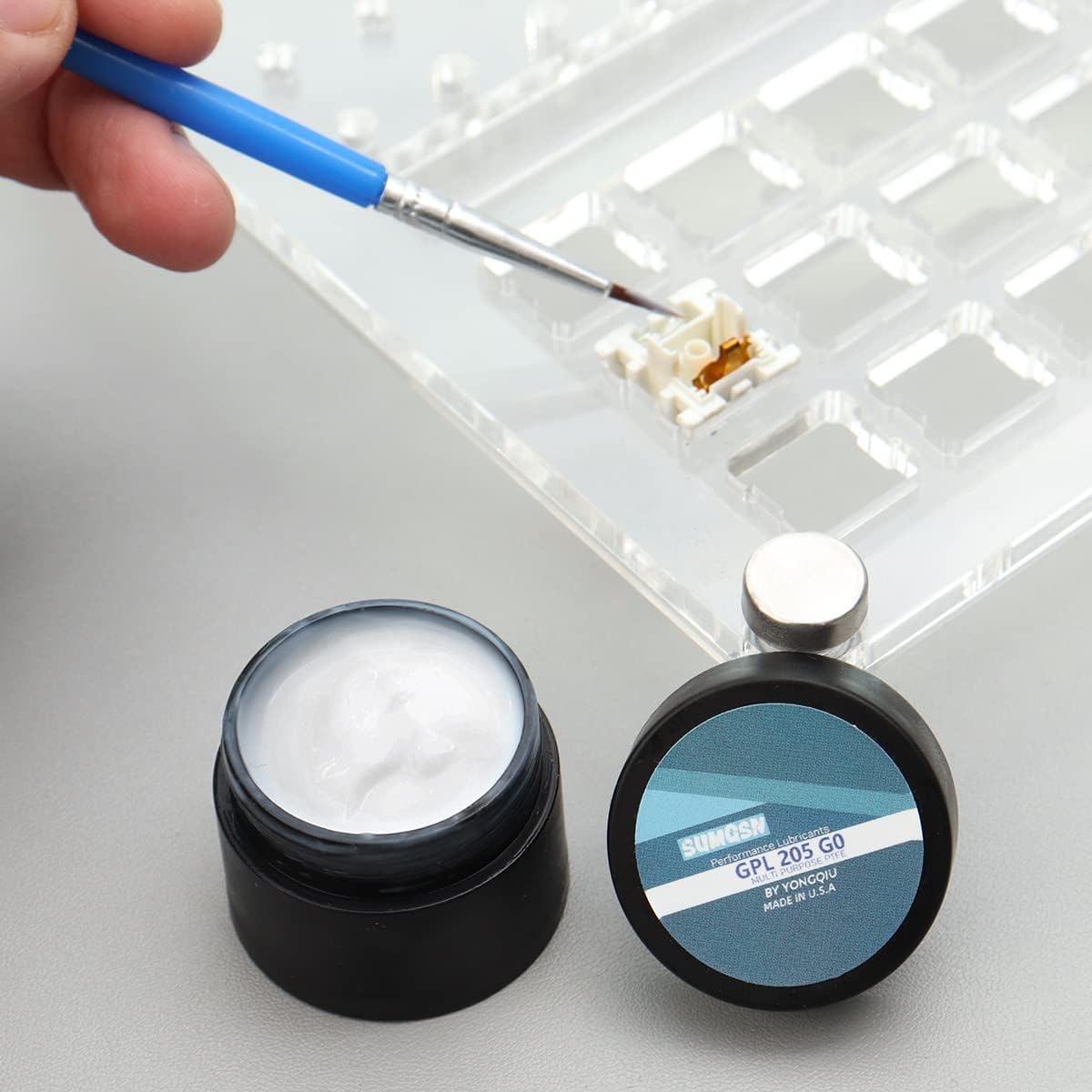 Keyboard Switch Lube with 205G0 105 Lube for Mechanical Keyboard Cherry Mx Switches Spring Stabilizers