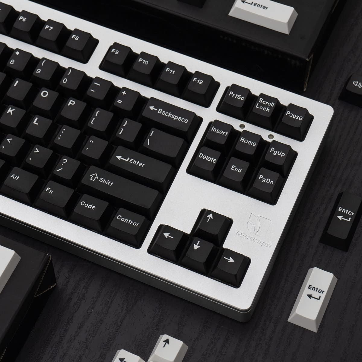 WOB Keycaps 172 Keys Cherry Profile Double Shot Keycaps Set Fit for 60% 65% 75% 95% ISO ANIS Mechanical Keyboard Cherry Mx Switches